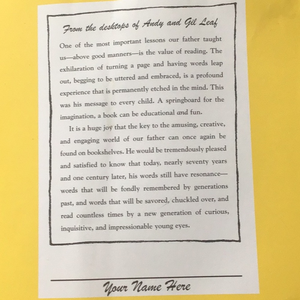 🌟DONATED🌟Classic Book😃Manners Can Be Fun by Munro Leaf - Picture 7 of 9